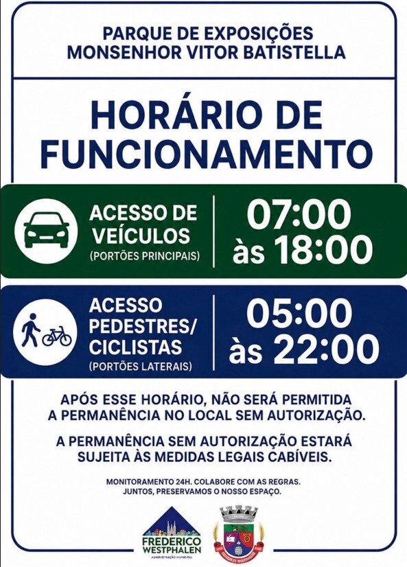 horario-ajustado-de-acesso-ao-parque-de-exposicoes-monsenhor-vitor-batistella