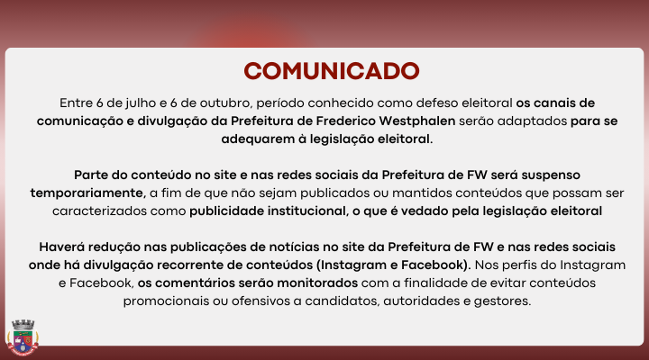 comunicacao-institucional-da-prefeitura-de-fw-sera-restringida-durante-o-periodo-eleitoral