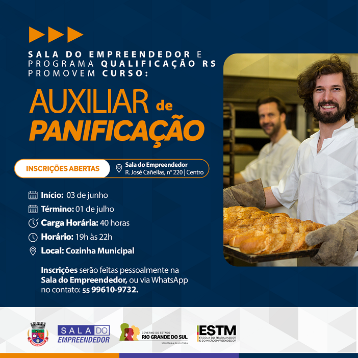 cursos-para-auxiliar-de-panificacao-e-tecnicas-de-garcom-estao-com-inscricoes-abertas-na-sala-do-empreendedor