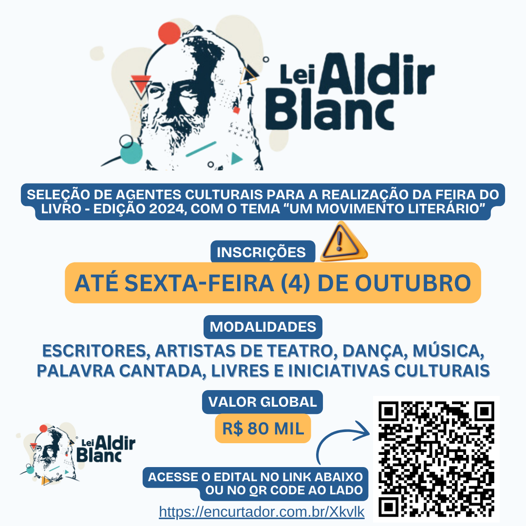 edital-destina-r-80-mil-para-produtores-culturais-se-apresentarem-na-feira-do-livro-2024